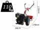 Ginko 706 - Diesel Two-wheel Tractor - Loncin D350F - 8HP
