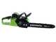 Greenworks GD40CS18 - 40V Electric Chainsaw - WITHOUT BATTERY AND CHARGER