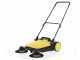 K&auml;rcher S 4 Twin Manual Hand-push Power Sweeper with collection basket - 20 L Collector