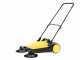 K&auml;rcher S 4 Twin Manual Hand-push Power Sweeper with collection basket - 20 L Collector