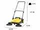 K&auml;rcher S 4 Twin Manual Hand-push Power Sweeper with collection basket - 20 L Collector