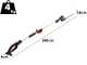 Worx WG252E.9 - Electric battery-powered hedge trimmer with extension pole - WITHOUT BATTERIES AND BATTERY CHARGER