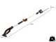 Worx WG252E Battery-powered Electric Hedge Trimmer on Telescopic Pole - 20V Battery - 45 cm Steel Blade