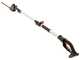 Worx WG252E Battery-powered Electric Hedge Trimmer on Telescopic Pole - 20V Battery - 45 cm Steel Blade