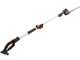 Worx WG252E Battery-powered Electric Hedge Trimmer on Telescopic Pole - 20V Battery - 45 cm Steel Blade