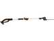 Worx WG252E Battery-powered Electric Hedge Trimmer on Telescopic Pole - 20V Battery - 45 cm Steel Blade