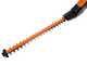 Worx WG252E battery-powered electric hedge trimmer with telescopic extension pole - 20V battery - 45 cm steel blade