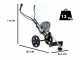 BlackStone BW-CUT 52 - Fuel mix wheeled push brush cutter
