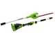 Greenworks G40PHA Electric Adjustable Hedge Trimmer with Telescopic Extension Pole - BATTERY AND BATTERY CHARGER NOT INCLUDED