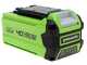 Greenworks G40PHA Adjustable Electric Hedge Trimmer on Telescopic Pole, 40 V - 40V/2Ah Battery