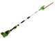 Greenworks G40PHA Adjustable Electric Hedge Trimmer on Telescopic Pole, 40 V - 40V/2Ah Battery