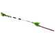 Greenworks G40PHA Adjustable Electric Hedge Trimmer on Telescopic Pole, 40 V - 40V/2Ah Battery