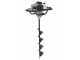 BlackStone PD530 - 2-stroke Mixture Auger - 3 Bits Included