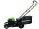 Greenworks GD40LM46SPK4 Battery-powered Electric Lawn Mower 40 V