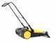 K&auml;rcher S 6 Manual Hand-push Power Sweeper with collection basket - Height Adjusting Knob - 38 L Collector