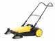 K&auml;rcher S 6 Twin Manual Hand-push Power Sweeper with collection basket - Height Adjusting Knob - 38 L Collector