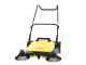 K&auml;rcher S 6 Twin Manual Hand-push Power Sweeper with collection basket - Height Adjusting Knob - 38 L Collector