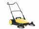 K&auml;rcher S 6 Twin Manual Hand-push Power Sweeper with collection basket - Height Adjusting Knob - 38 L Collector