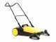 K&auml;rcher S 6 Twin Manual Hand-push Power Sweeper with collection basket - Height Adjusting Knob - 38 L Collector