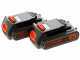 Black &amp; Decker BCMW3318L2-QW Battery-powered Electric Lawn Mower - 36 V 2.5Ah