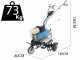 AGT 6500 - 6.5 HP Petrol Garden Tiller - Honda GP200 196cc Engine - 2+1 Reverse Gear Gearbox