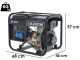 BlackStone OFB 4000 D - 3.1 kW Diesel Power Generator with AVR - DC 2.8 kW Single-phase