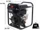 BlackStone BD 8000ES Diesel Water Pump, 80 mm Fittings  - 3 inches - electric start - 14 L tank - Euro 5