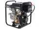 BlackStone BD 8000ES Diesel Water Pump, 80 mm Fittings  - 3 inches - electric start - 14 L tank - Euro 5