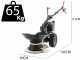 Eurosystems P55 - Multifunctional rotary mower - Honda GCVX 170