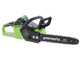 Greenworks GD40CS15 - 40V Electric Chainsaw - 35 cm Blade - WITHOUT BATTERY AND CHARGER