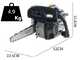 Alpina APR 25 C - Petrol Pruning Chainsaw - 25 cm Carving Blade