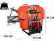 Dal Degan MANDA EXTRA 600L - Tractor-mounted weed control unit - 12m weed control boom - BP 125K pump