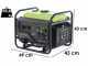 Pramac P3500I/O - 3.3 kW Inverter Petrol Power Generator with AVR - DC 3 kW Single-phase