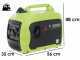 Pramac P3000I - 2.6 kW Inverter Silenced Petrol Power Generator with AVR - DC 2.3 kW Single phase