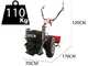 Ginko 706 - Diesel Two-wheel Tractor - Kohler KD 15 350 - 9.5HP