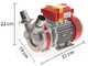 Rover Novax 40-M - Electric transfer pump in anti-oxidant alloy - Single-phase - 230V