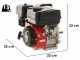 GeoTech-Pro 212cc Single-cylinder 4-stroke Horizontal Shaft Petrol Engine