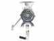 Hand crank manual meat grinder n&deg; 10 - food-safe aluminium tabletop mincer - Palumbo-Pavi