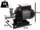 Reber 9602N-8400N - Pasta Press with 600W Electric Induction Motor