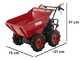 GeotechPro GEOTRAK 400 Power Wheelbarrow - Dumper Barrow 400 Kg -  4 Drive Wheels