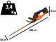 Black+Decker BCHTS3625L1 Battery-powered Hedge Trimmer - 36V 2.5 Ah - 55cm Blade