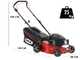 Ama TRX 421 self-propelled lawn mower - 3 in 1: grass collection mowing  + rear discharge + mulching