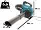 Makita DUB363 36V Leaf Blower - Garden Vacuum - Shredder - 2 18 V 5 Ah Batteries Included