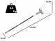 Volpi Olytech Mondial 845L - 210/300 Electric Battery-powered Olive Harvester - Telescopic Pole