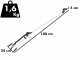  GeoTech FGP-180 - Pruning Shear on extension pole, long handle 