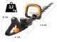Zanon Raptor 600 Battery-powered Hedge Trimmer - 60 cm Blade - 50.4 V 6.4Ah
