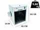 Master TR 9 - Electric Three-phase Wall-mounted Hot Air Generator