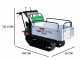 Seven Italy T500H GX-E Tracked Power Barrow - Extendable dumper truck - Load capacity 500 Kg