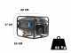 Rato R5500 AVR - 5.5 kW Petrol Power Generator with AVR - DC 5 kW Single-phase