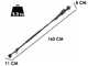 Campagnola Stark XL - Electric Pruning Shear on 230 cm Pole - 21.6V 2.5Ah - 3x 21.6V 2.5 Ah